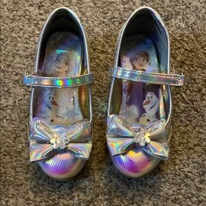 Disney Silver Dress Shoes with Character Artwork